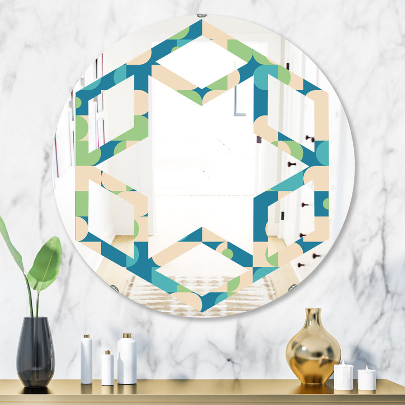 Miroir mural Hexagon Star, H 31,5 po x l 23,7 po