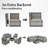 Dikembe 5 - Person Patio Conversation Set with Cushions-1523756375