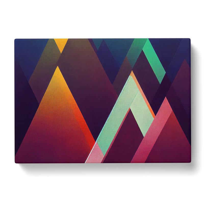 Shimmering Modern Abstract - Wrapped Canvas, 35cm H x 50cm W x 3cm D