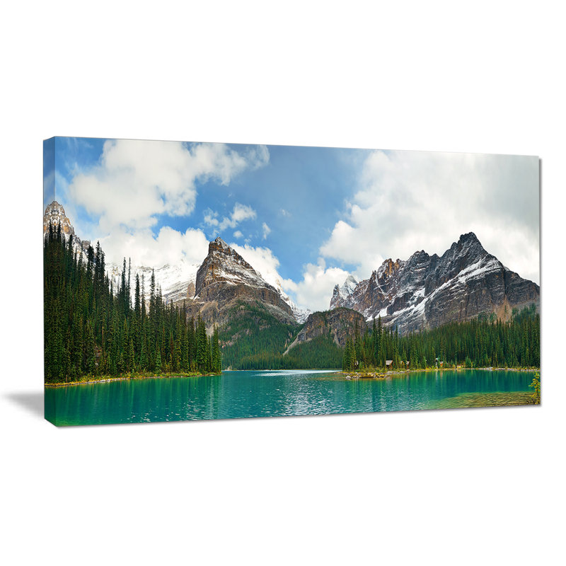 Lake O'hara in Yoho National Park, reproduction de photo sur toile tendue, H 20 po x l 40 po x P 1po