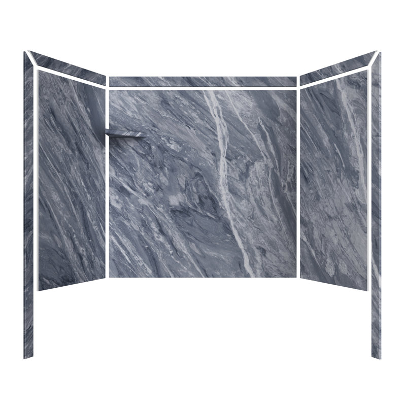 FlexStone Elite 60"W x 32"D x 60"H Alcove Bathtub Surround in Beaumont, Beaumont