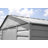Select Steel Storage Shed Steel Storage Shed, 8X8, Flute Grey-67124398