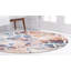 Tapis contemporain contemporain de couleur brique-510062657