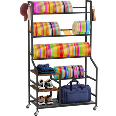 5 Tier Disc Golf Storage Rack