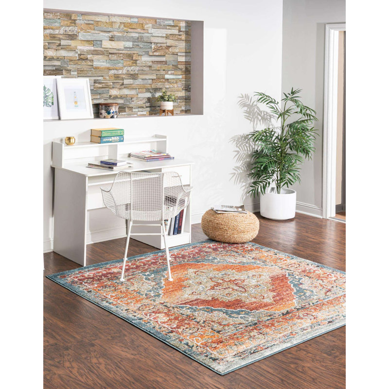 Alresford Oriental Indoor Rug, Square 5'1"