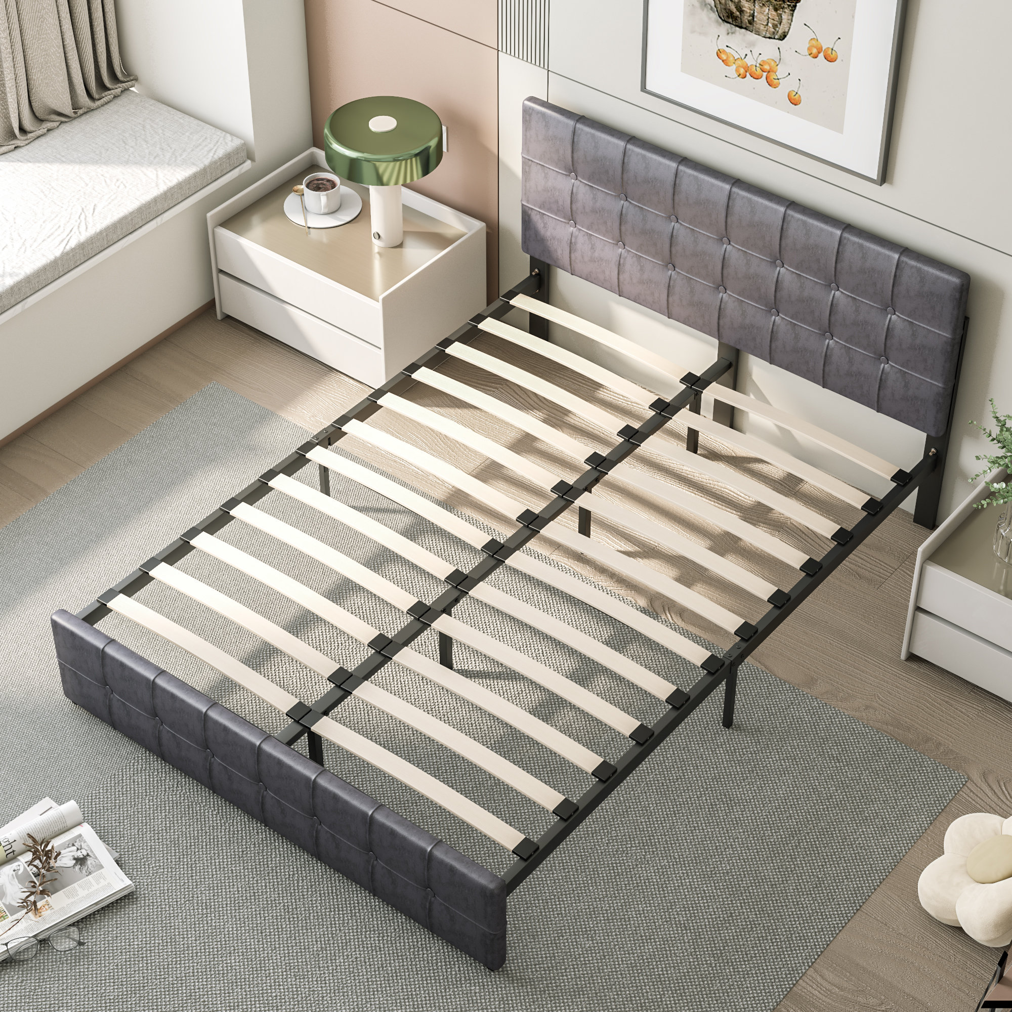 Latitude Run® Shafia Metal Bed | Wayfair