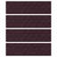 Ensemble de 4 marches d'escalier intérieur / extérieur 8,5 po x 30 po WaterHog® Argyle-442623815