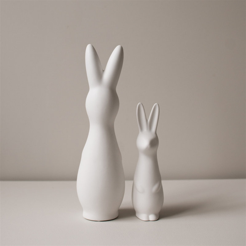 Figurine / sculpture , Blanc