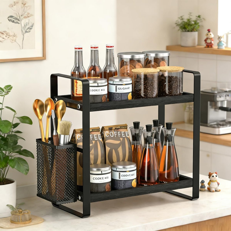 Solid Wood Desk Organiser