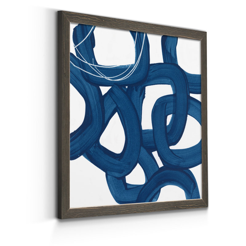 Spool VII-impression sur toile encadrée, H 27,5 po x l 27,5 po x P 1,5 po, Encadré gris