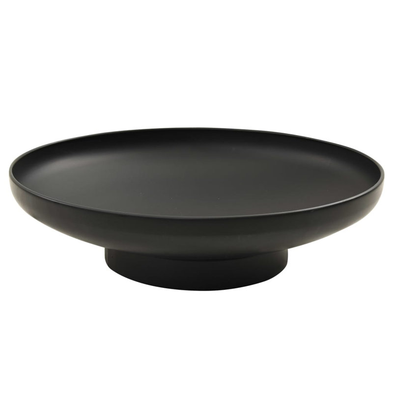 Azia Fire Pit Steel, Black, 57cm x 16cm