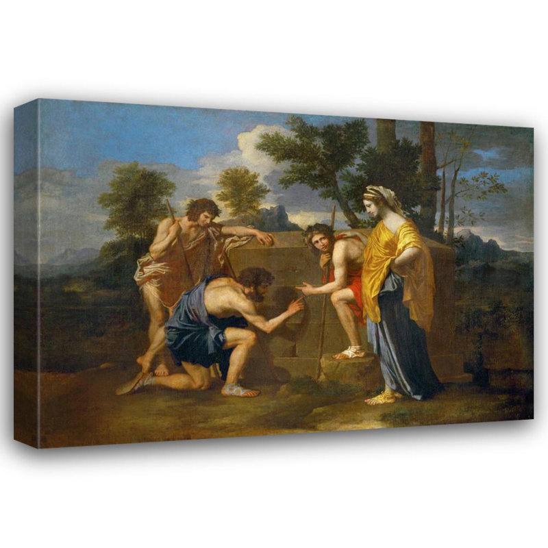 Et dans Arcadia Ego ', H 17 po x l 24 po