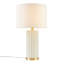 Lampe de table texturée à pois