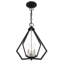 Buckeys 3 - Light Steel Dimmable Geometric Chandelier-61297488