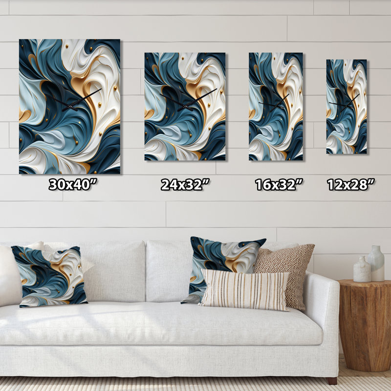 Horloge murale Jaquise - Glam, Moyen
