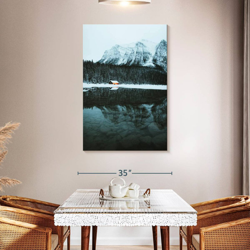 Chalet d'hiver Alvord Lake Louise, H 48 po x l 32 po