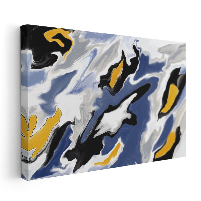 «Whimsical Whales», reproduction d'art sur toile, H 16 po x l 24 po