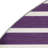 HorizontalStripes Purple Indoor and Outdoor Area Rug-987266717