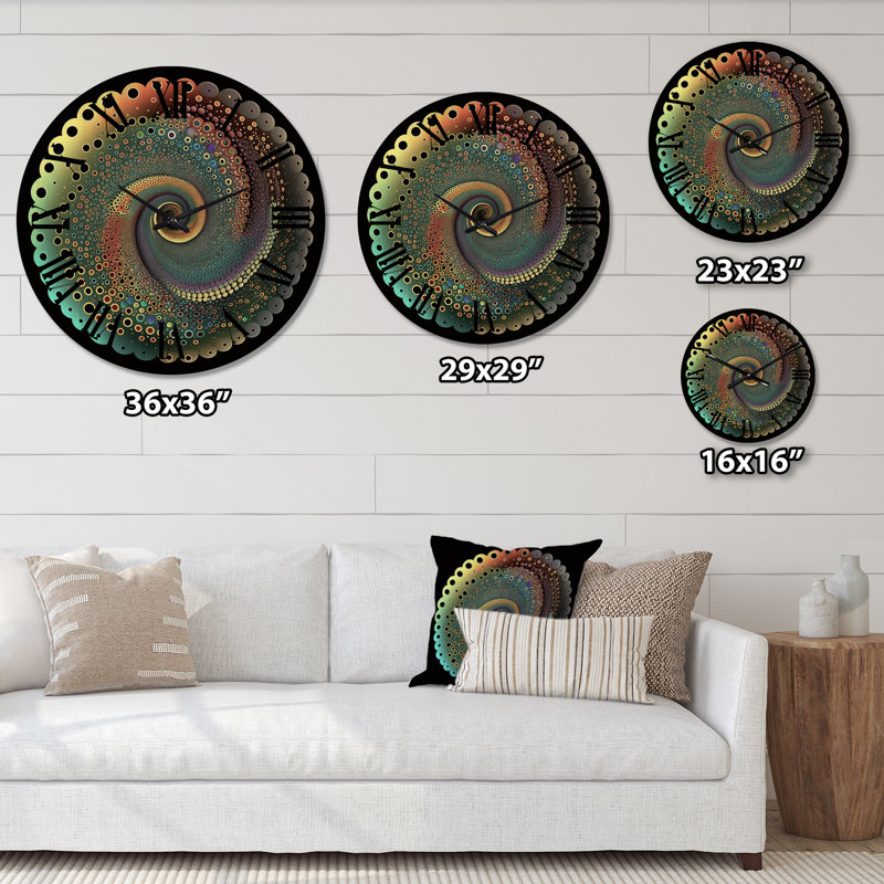 Horloge murale Iridiscdent, Moyenne