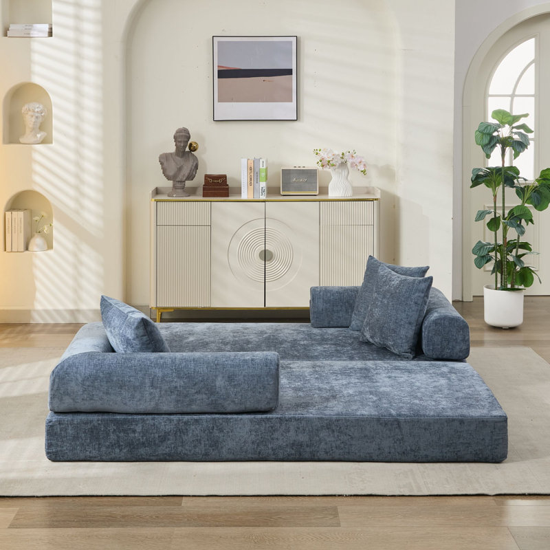 Canapé-lit pliant Boneless Comfy, Bleu