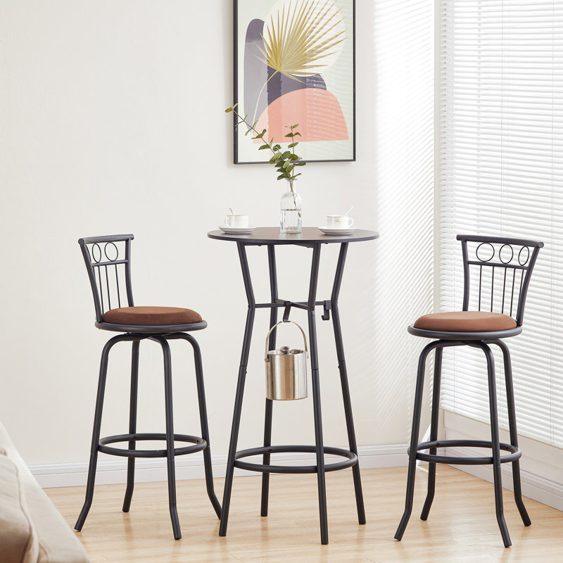 Bar Table And Chairs Set For Dining Room