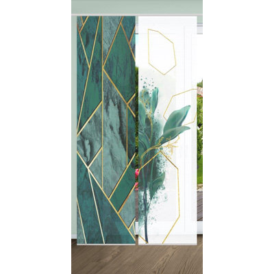 Semi Sheer Sliding Panel Pair