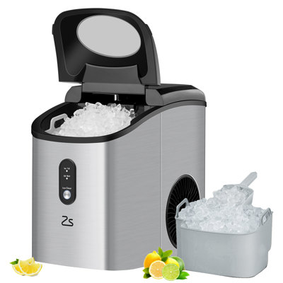 Euker 33 Lb. Daily Production Nugget Clear Ice Portable Ice Maker -  ICEMA-33P