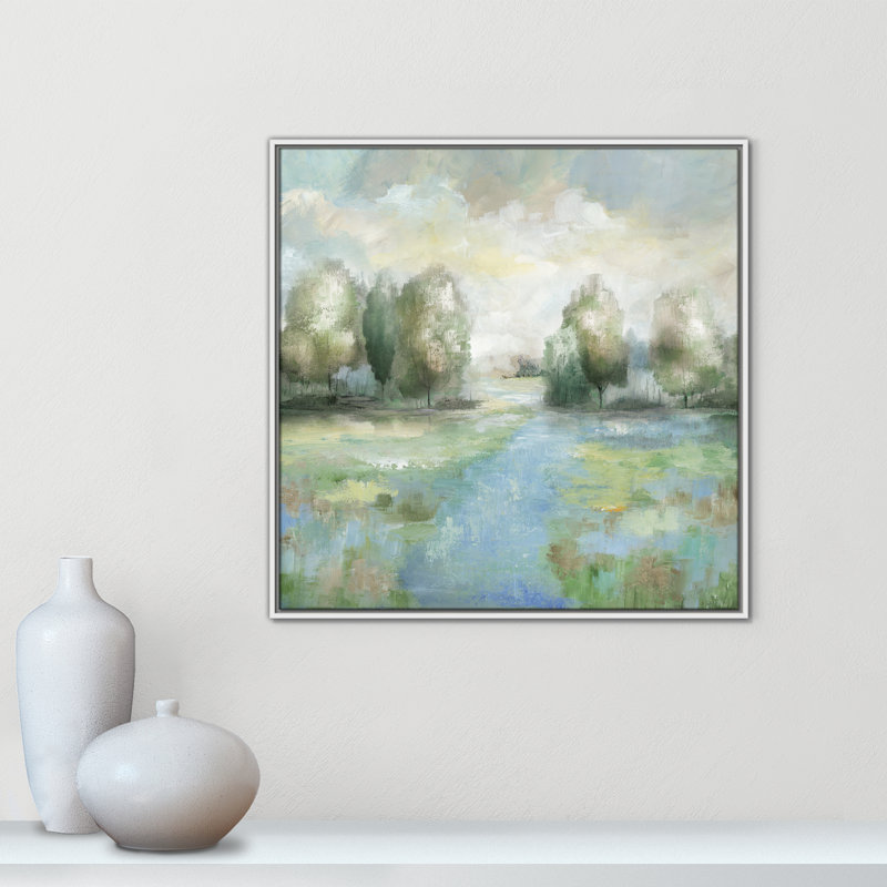 Into the Woods - Square Version Print par Nan, H 31,5 po x l 31,5 po, Blanc