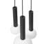 3 - Light Matte LED Novelty Pendant