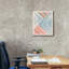 «Red and Blue Sunset 1» par Laura Marshall, art mural sur toile-772662597