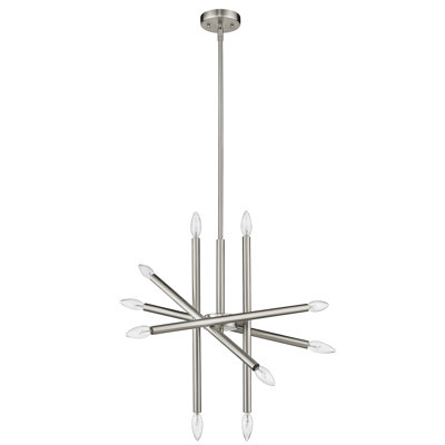 Lustre linéaire spoutnik moderne à 10 lumières Handley