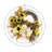Linneus 23" Sunflower and Hydrangea Fall Wreath