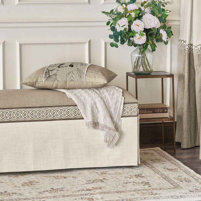 Rosecliff Upholstered Storage Bench, 16" H x 60" W x 22" D