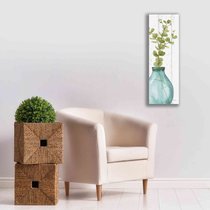 «Mixed Greens Lxxxv» par Lisa Audit, art mural sur toile, H 36 po x l 12 po x P 1,5 po