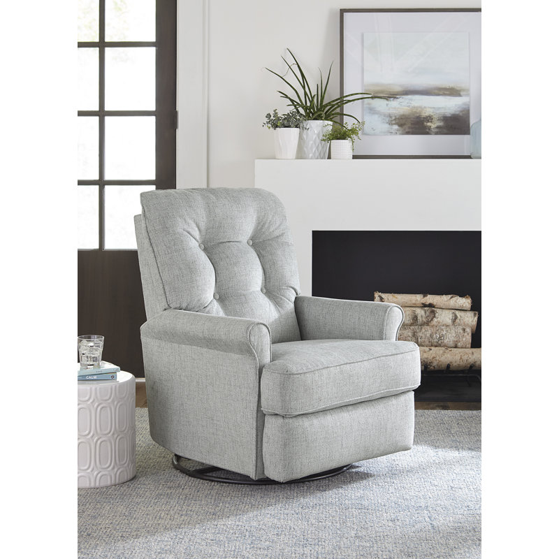 Upholstered Swivel Recliner