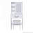 Modern Dressing Table with LED-lit Mirror and Hidden Storage