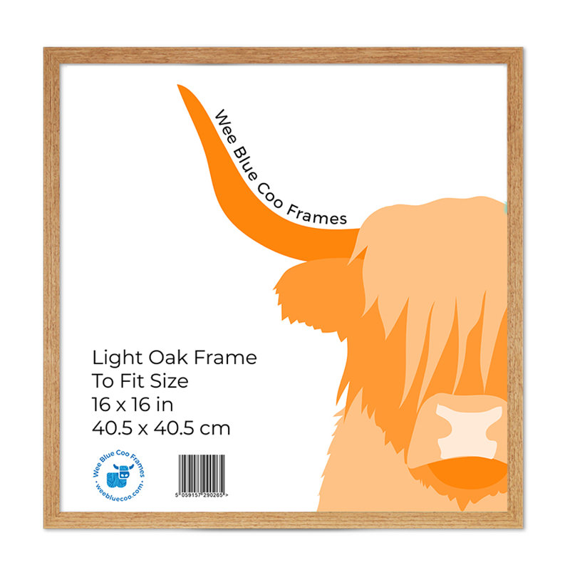 Picture Frame, Light Oak, 45.5cm H x 45.5cm W