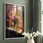Série FLORAL DCCLxxvii - reproduction encadrée de qualité supérieure - prête à être accrochée - aucun clou requis-2063287612-2063287600
