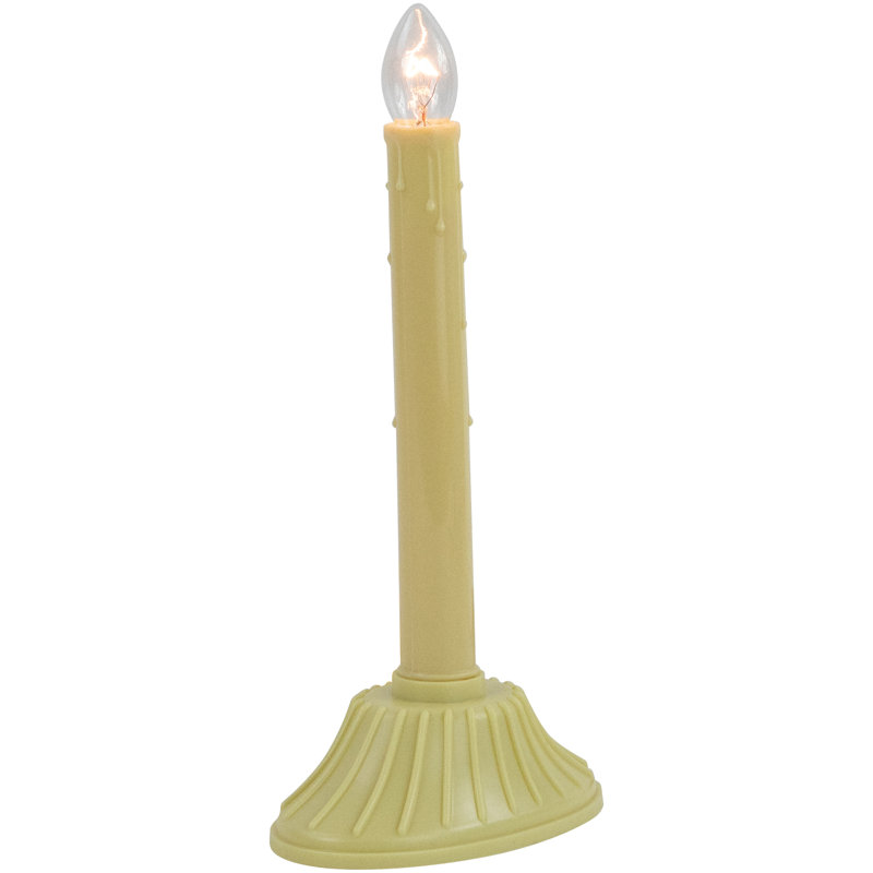 Candolier Christmas Candle Lamps - 9.5 Inch - Clear - Set Of 4