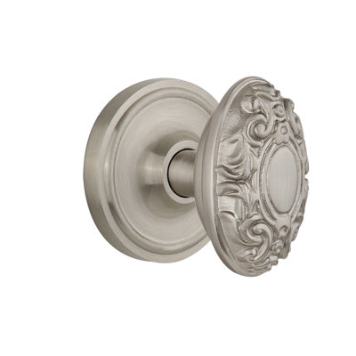 Rosette classique avec bouton de porte victorien