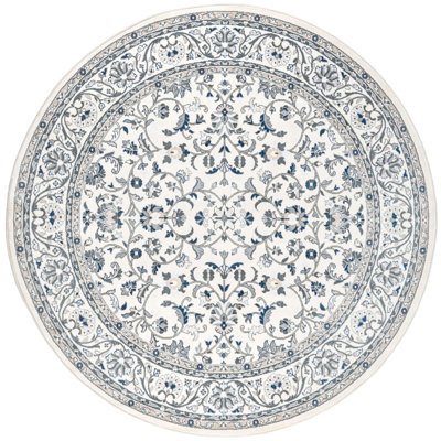 Briele Oriental Cream | Blue | Gray | Beige Area Rug