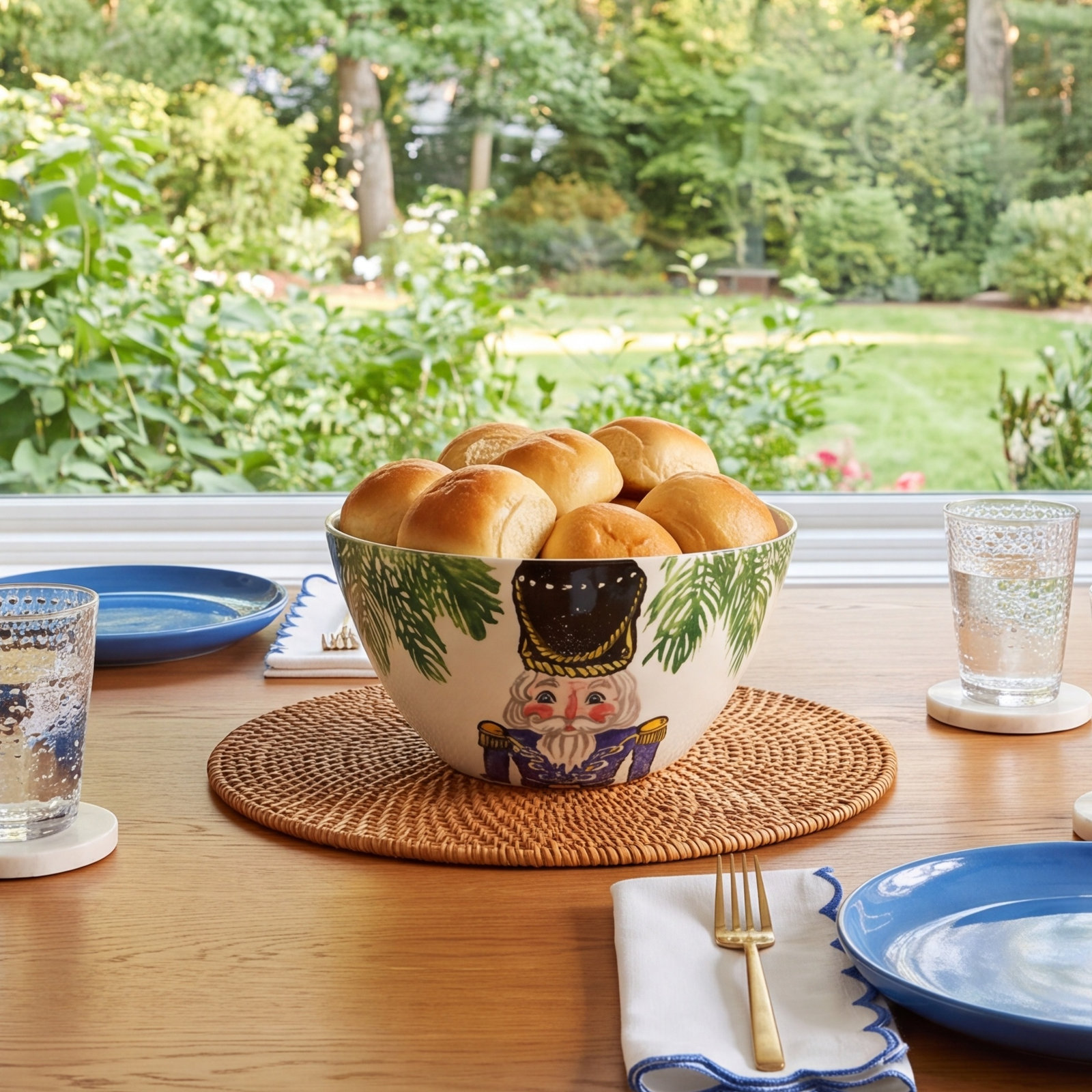 Nutcrackers Terra Bianca Serving Bowl