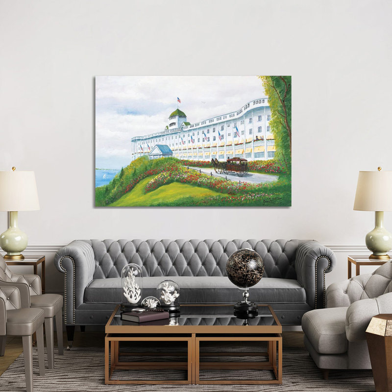 Grand Hotel 1 Piece Wrapped Canvas Painting, 152.5 cm H x 101.5 cm W