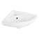 20" Point Roberts White Porcelain Corner Wall Bathroom Sink with Overflow