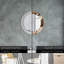 Huldar Glass Flat Wall Mirror