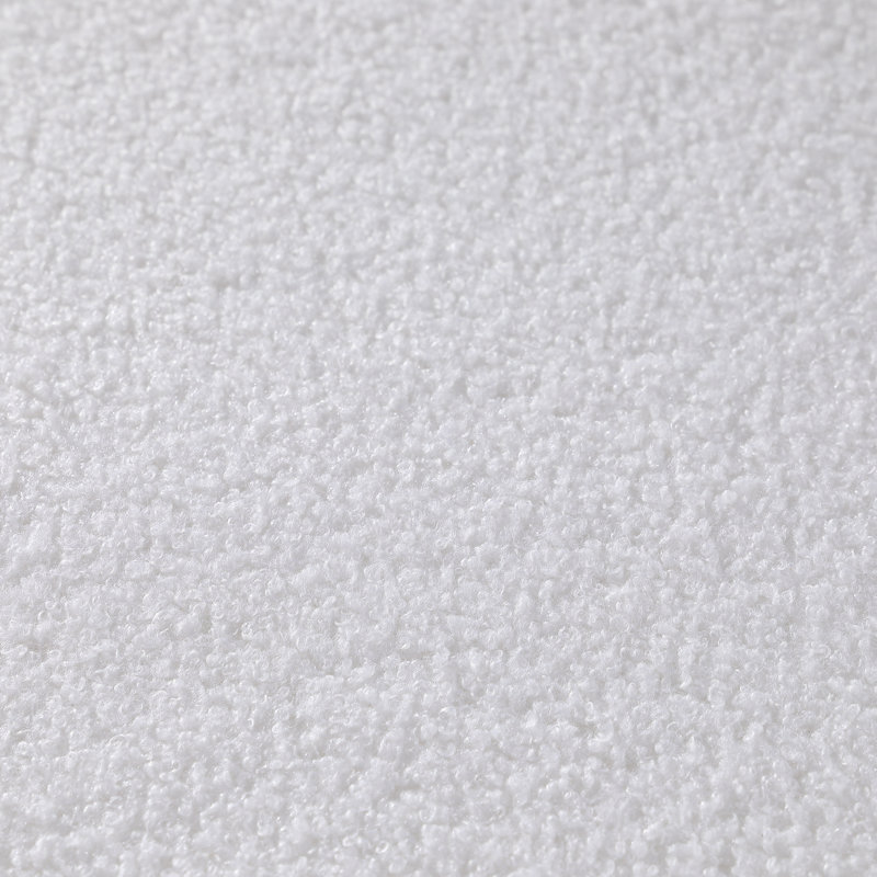 Repose-pieds moelleux en chenille | Repose-pieds blanc moderne | Idée de cadeau