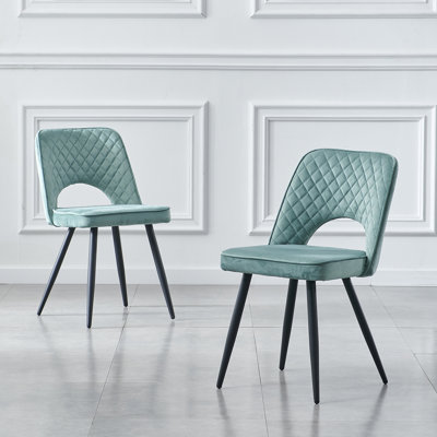 Asfand 50cm H Velvet Upholstered Side Chair