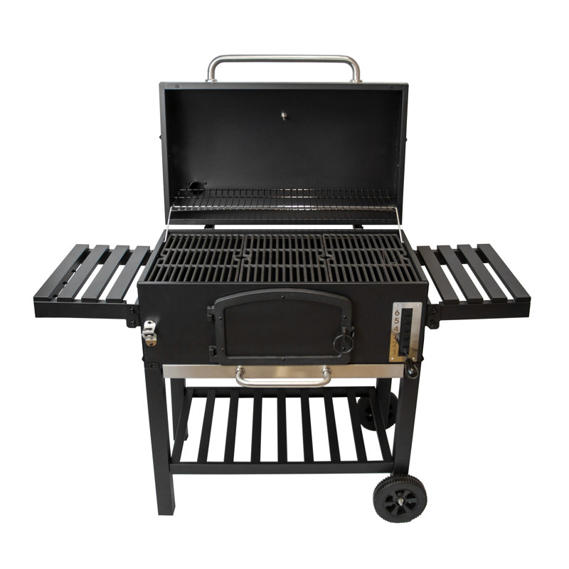 Aided Offset Charcoal Portable Smoker & Grill