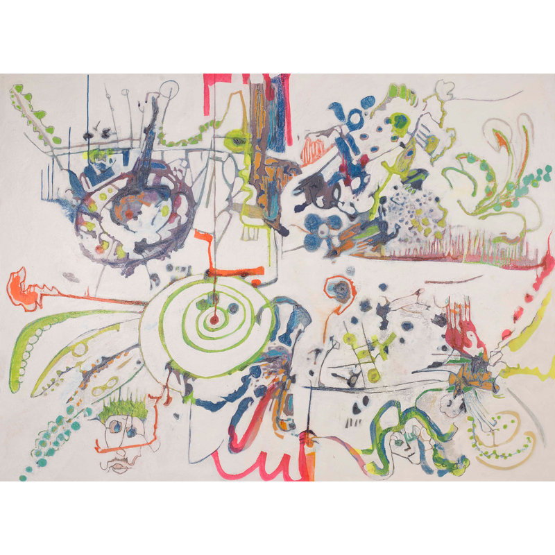 Sérieusement: c'est sur mon esprit - peinture sur toile tendue, H 30 po x l 50 po
