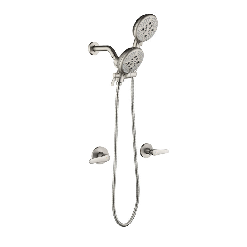 Dual Function Complete Shower System, Brushed Nickel